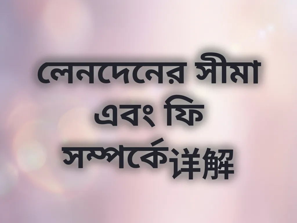 লেনদেনের সীমা